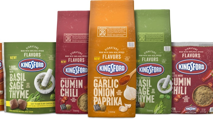 Kingsford Signature Flavors are available at retailers nationwide in a variety of sizes from two to 17 lbs.