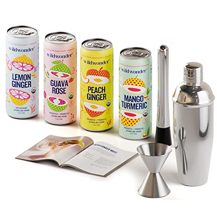 Wildwonder drinks are currently available in Guava Rose, Mango Turmeric, Peach Ginger and Lemon Ginger flavors.