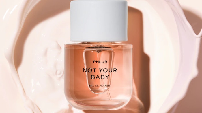 Phlur Not Your Baby eau de parfum features a spicy floral fragrance that blends cardamom, mimosa and milky vanilla notes.