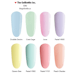 An assortment of pastel gels from The GelBottle Inc.