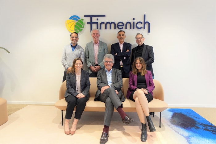 R to L: Antoine Firmenich, Richard Ridinger, Chaitan Khosla, Markus Antonietti, Sarah Reisinger, Patrick Aebischer and Regina Barzilay.