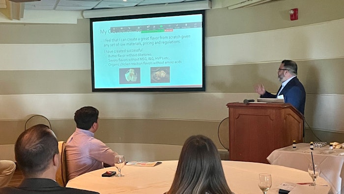 Campbell Soup Company's principal scientist of flavor technology, Paul Ricciardi's session, 'Strategies for Creating Flavors to Avoid Supply Chain Volatility.'