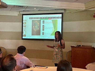 MCI Mirit Intercontinental, LLC's managing director, Pia Henzi's session 'Orange: The Challenges Facing the Industry with a Focus on Solutions.'