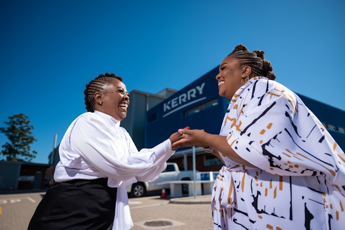 L to R: Busisiwe Mkhwanazi, marketing director, Kerry South Africa and Onicca Mailula, supply chain director, Kerry South Africa.