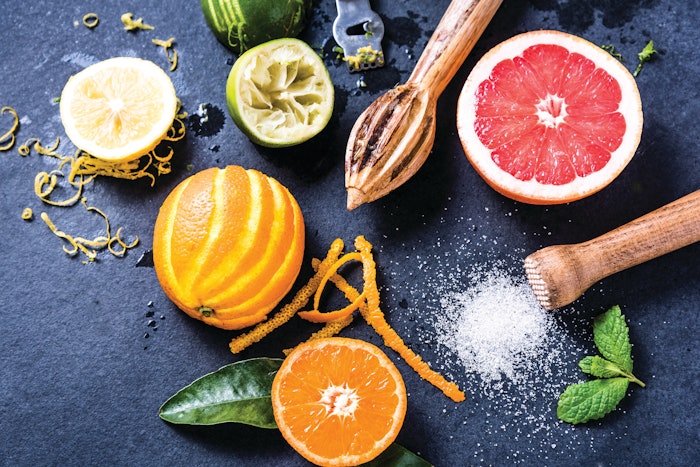 (e)-5-Octenal is also known as pomelo aldehyde, so it’s not a huge surprise that this would help in citrus rind and other peels such as apple, pear and perhaps green grape.