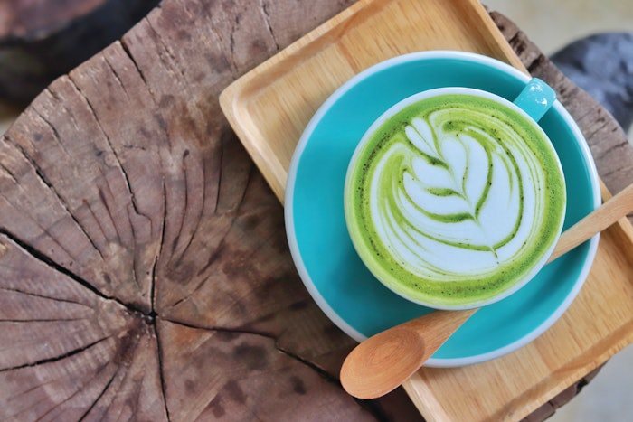 Okhade shares her discovery that matcha not only enhances gourmand fragrances, but blends beautifully with jasmine, bergamot and lavender to create luxurious spa impressions.