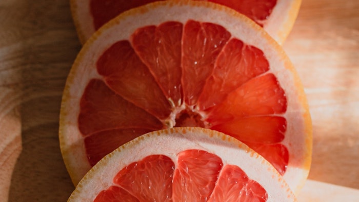 Givaudan’s BioNootkatone offers woody, citrus and peely notes.