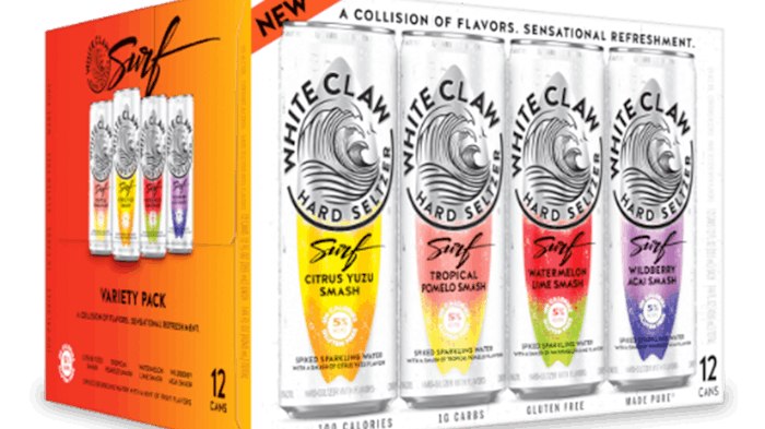 Recent summer launches are all about fruity, citrus flavors, from the White Claw Surf pack to Starbucks' Lime-Frosted Coconut Bar.