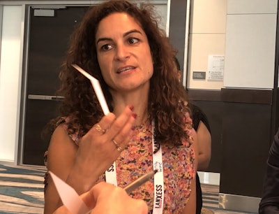Symrise fine fragrance perfumer Nathalie Benareau.