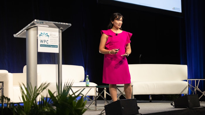 Euromonitor's Kayla Villena, took the stage for her session 'Exploring Post-Pandemic Opportunities in Fragrance.'