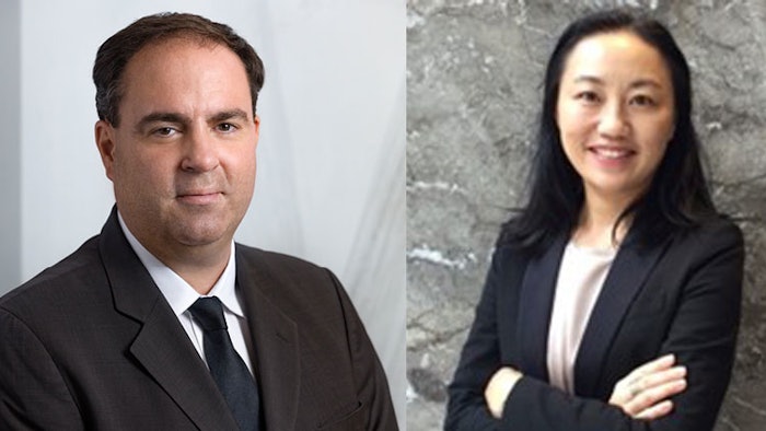 L to R: Laurent Marteau, group managing director, and Estelle de Bure as managing director, Global Travel Retail.