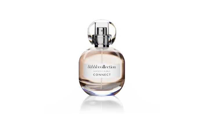 The Connect Bubble Harmony fragrance was designed by master perfumer Claude Dir.