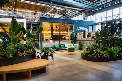 Interior of L'Oréal USA's Second Company Headquarters in Los Angeles Area