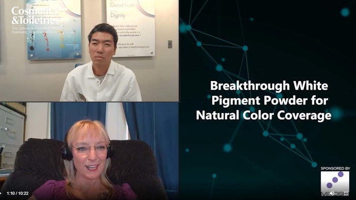 'New core ingredients for makeup are very rare in cosmetics,' explained Takekawa. 'Something that can provide opacity is even more rare...'