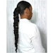 Sleek Braided Ponytail with Extensions
