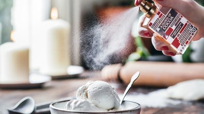 The edible perfumes comprise what the creators imagined Neapolitan ice cream would smell like.