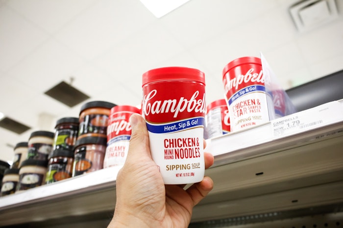 Campbell's has released three FlavorUp flavors, including Rich Garlic & Herb, Savory Mushroom & Herb and Caramelized Onion & Burgundy Wine.