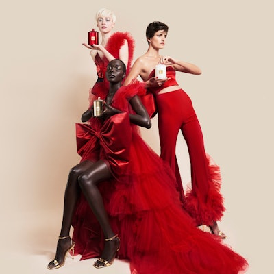 The collection includes seven holiday-inspired candles, four fragrance gift sets, four stocking stuffer gifts and two holiday scent fragrance diffusers.