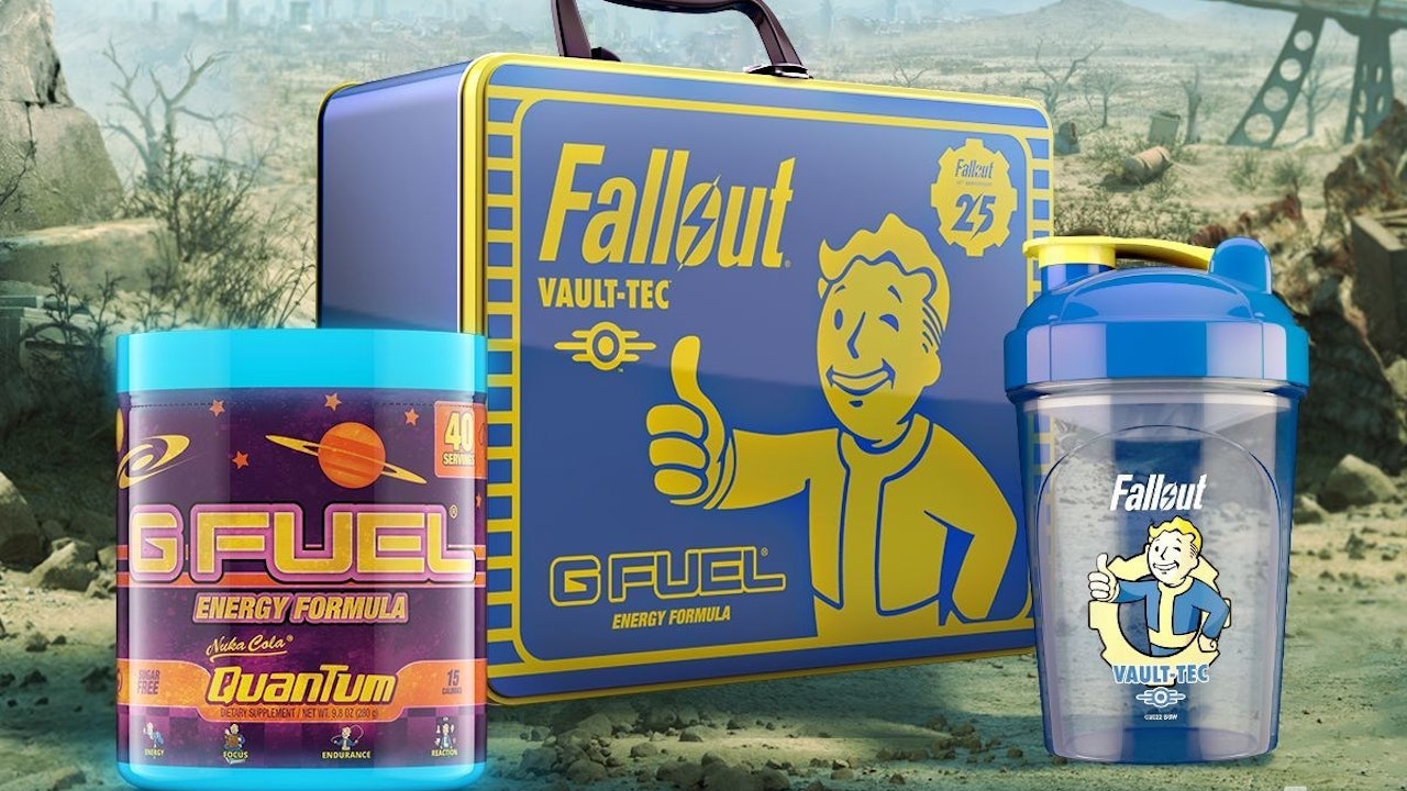 G Fuel Launches Nuka Cola Energy Drink Flavor Honoring Fallout Anniversary