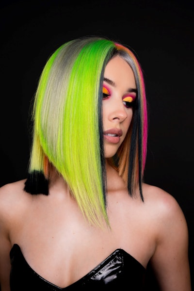 Tiffany Lobdell-Summers's neon look