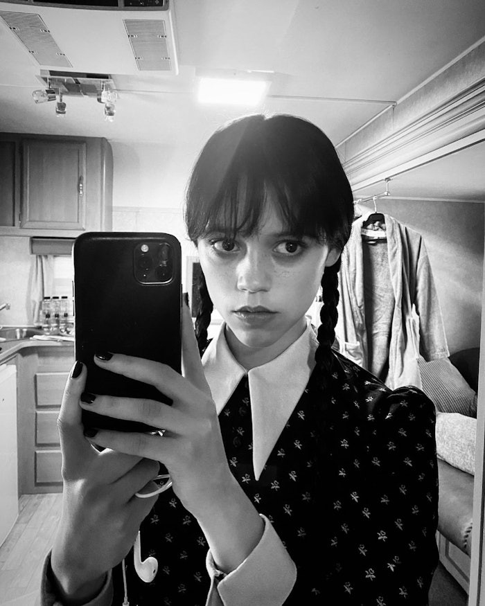Wednesday Addams's hair gets a modern update in the eponymous Netflix series.