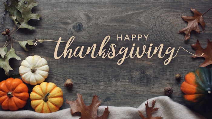 Perfumer & Flavorist+ staff will be out of the office to observe the holiday in the United States, returning, Monday, November 28.