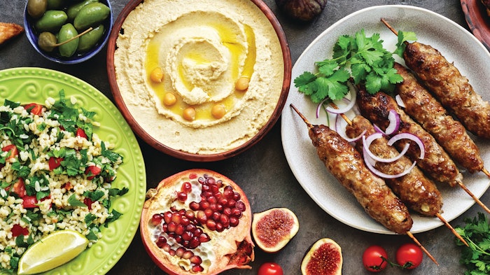 While mainstream favorites like Chinese, Mexican and Italian food still dominate the global flavors category, U.S. consumers are beginning to look toward more exotic cuisines from the Mediterranean and Middle East.