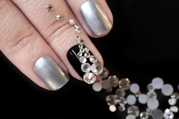 How to apply gems on nails so they last