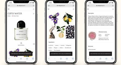 WikiParfum helps users discover what a perfume smells like.