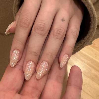 sparkly nails