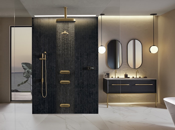 Also featured at CES 2023 is Kohler's Anthem Digital and Statement Showering Collection.