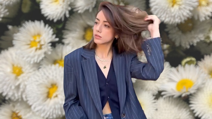 Learn how celebrity hair stylist Matthew Collins created Chloe Bennet's bob for the upcoming Hulu series 'Interior Chinatown.'