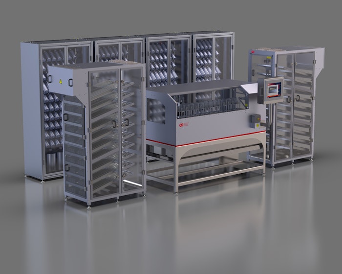 The high-tech robot is designed to automate the process of accurately measuring out hundreds of flavoring solutions, which go on to determine the taste profile of food and beverages.