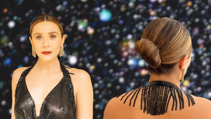 Learn how celebrity hairstylist Mark Townsend styled Elizabeth Olsen's hair into a chignon for the Academy Awards using products from PHYTO.