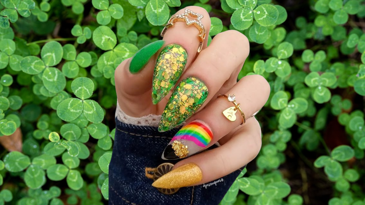 Get inspo for St. Patrick's Day with these seven nail designs.