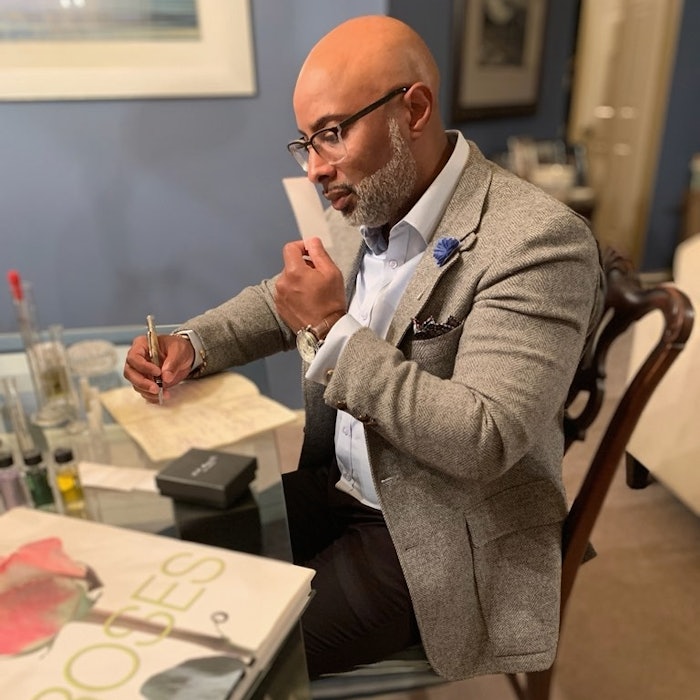 With the help of his two teenage daughters, Rashad Roulhac created his fragrance brand Rose & Fontes.