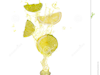 Lemon Lime Drink Splash 21093414