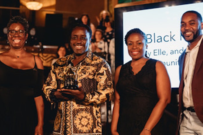Perfumers from left to right: Lakenda Wallace (Modern Peasant), Terry Carter (Travertine Spa Inc.), Tatiana Fortune (Aromatic Perfume Oils), Ethan Turner (MOI Fragrances)