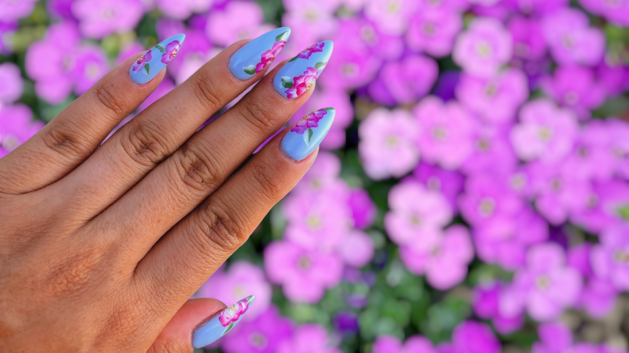 Nailpro's readers share their floral nail art for Mother's Day.