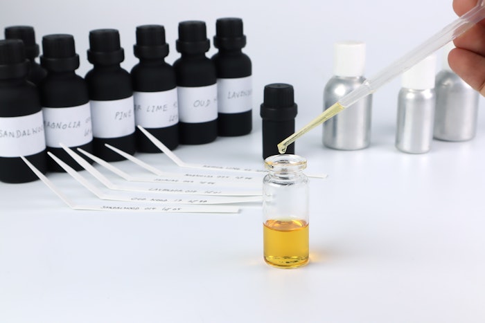 Usually the mixture will be “reworked” and after analyses (GC and olfactive) by adding what is missing or remixed without what is overpowering.
