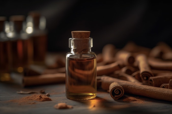 It is to be noticed that the other oil from the “cinnamon” family namely cinnamon bark oil is characterized with the presence of cinnamic aldehyde (about 80%) and little eugenol (3% to 4%).