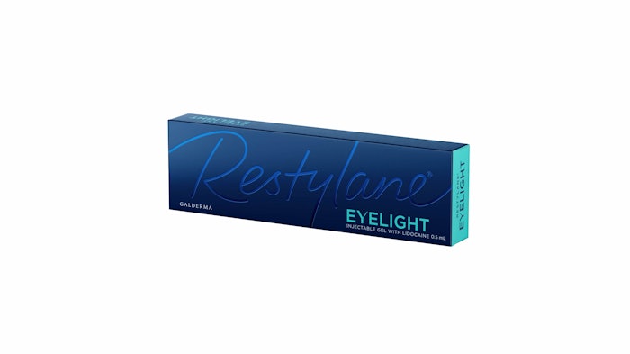 Restylane Eyelight is a hyaluronic acid dermal filler for the correction of undereye hollowing and the only undereye filler in the United States formulated with NASHA Technology.