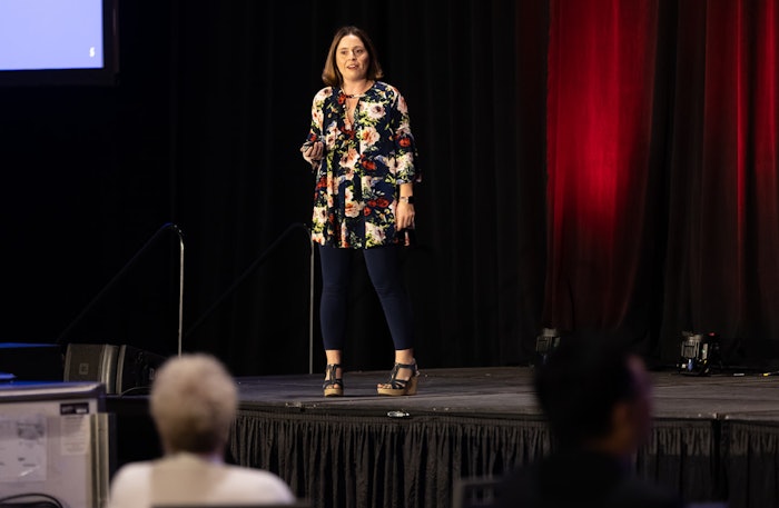 Kroger senior Innovation manager Nataliee Taake returns to the Flavorcon stage.