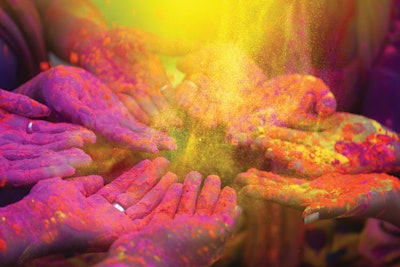 Recently, I celebrated Indian festival of colors called Holi (which also marks the beginning of spring). This is a festival where we put color on each other. It’s a symbol of friendship, love and affection.