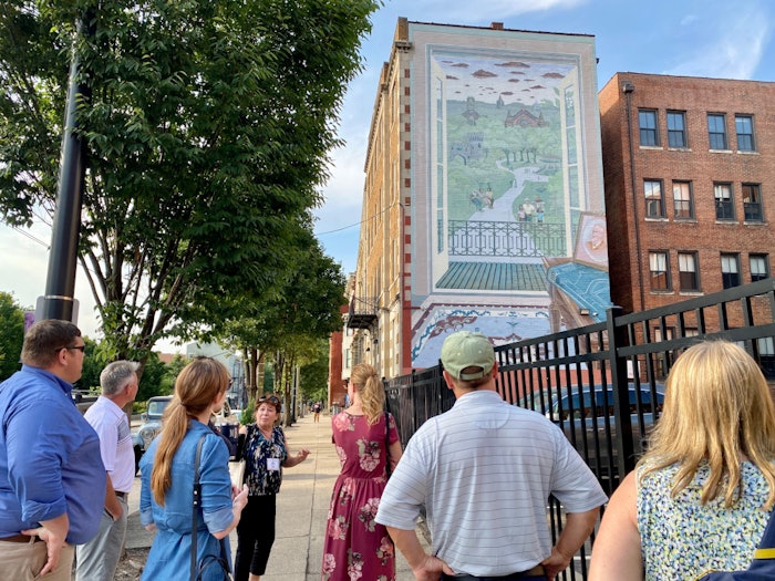 One way is through taking a guided tour of downtown Cincinnati. Riverside Food Tours is an option for attendees and exhibitors to take your team, or fly solo, on a food and culture tour.