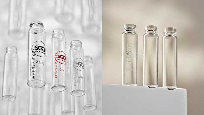 The company's pharmaceutical-grade fragrance mini sampler vials are available plain or with customized ceramic ink labels.