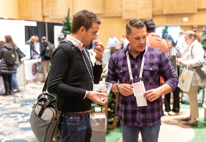 Through the app you can connect with speakers and exhibitors, rate sessions and keep track of the event agenda.