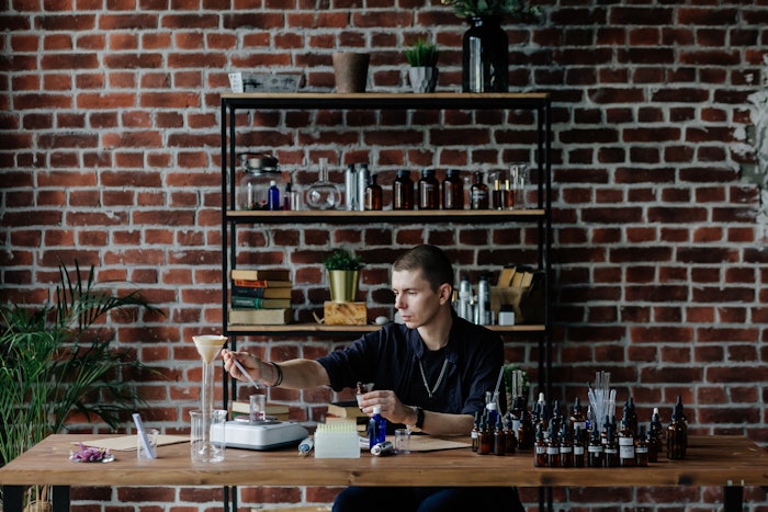 Senior perfumer Serge Odenbourg pens, 'This is addressed to the one who intends to work as a perfumer and possibly, become a member of the ISPC (International Society of Perfumer-Creators)!'