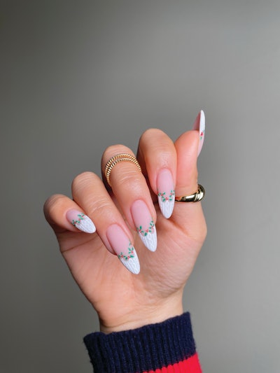 “I got way too excited about my first knitted set. I remember looking at these beautiful knitted nail set almost a decade ago and wished they were on my nails. At that time, I thought it was impossible to create and too expensive to go to a salon to get them done. It amazes me when I think about all the progress I have made.”