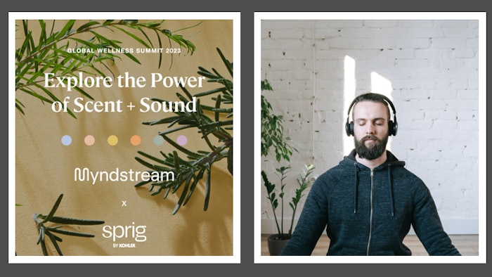 Myndstream Self-Guided Multisensory Experience 2023 Global Wellness Summit.